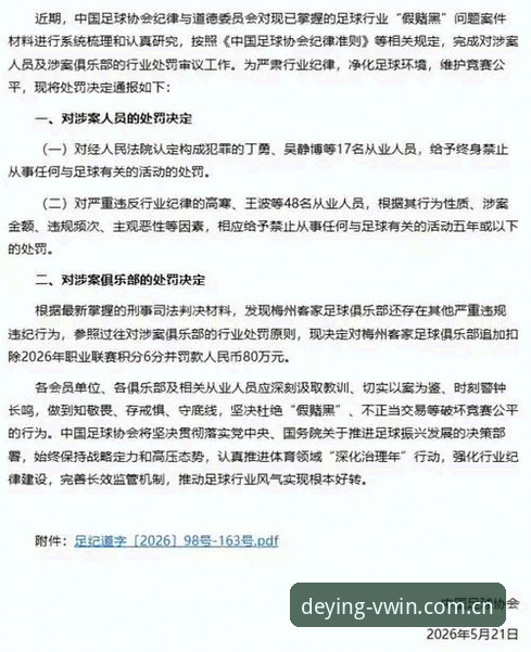 足协第三批禁足名单详解：17人终身禁赛，48人遭重罚
